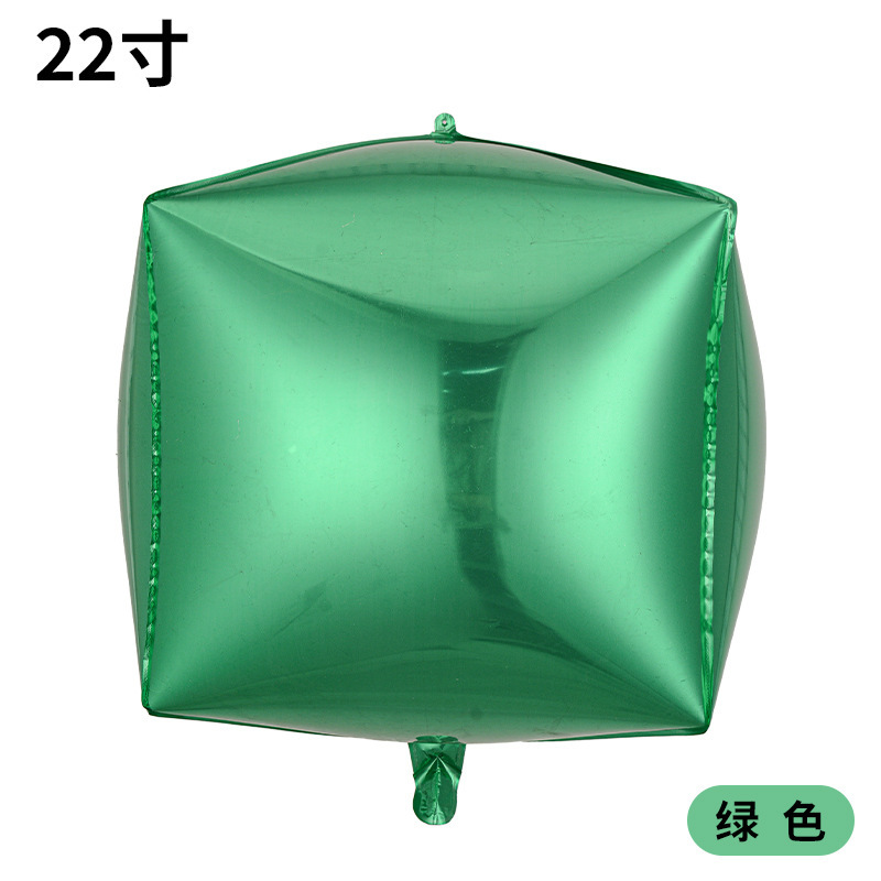 Globo de película de aluminio versión 4D, globo esférico cúbico de 32 pulgadas, caja de regalo de Navidad, globo de decoración de Año Nuevo image 21