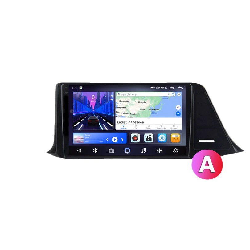 Глобальная поставка для Toyota C-HR 16-20, навигатор с большим экраном Android GPS-навигация, все в одном устройстве