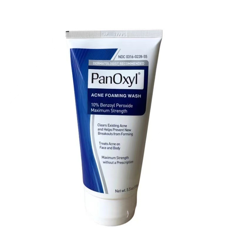 跨境PanOxyl 祛痘泡沫洁面乳10% 过氧化苯甲酰氨基酸控油4%洗面奶|undefined