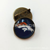 Football denim brooch, American style