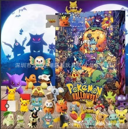 宝可夢ポケットモンスタークリスマス降臨カレンダーボックスポケモン24件ペットの精霊カウントダウンカレンダーボックス|undefined