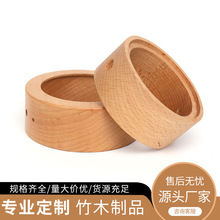 竹木盖马克杯盖子 榉木圆环杯子杯盖 木质圆形盖子厂家批发