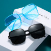 Square sunglasses, glasses, sun protection cream, new collection, UF-protection