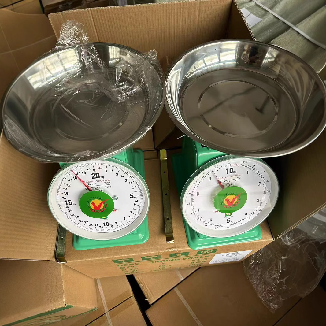 Báscula mecánica de disco de grado de resorte 2025 Báscula de disco antigua de 10kg Báscula de disco pequeña para el hogar en inglés