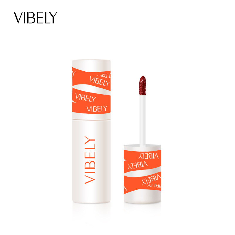 VIBELY唇泥哑光空气雾面丝绒唇釉 不沾杯显白唇颊两用唇釉批发厂|undefined