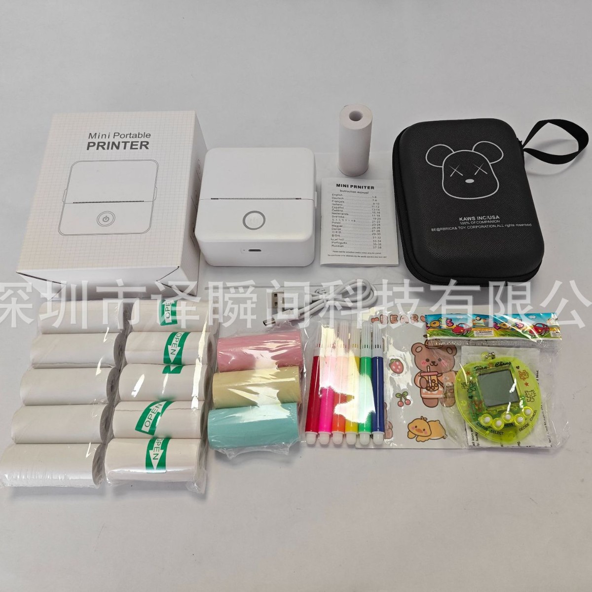 X6 화이트 [인쇄지 1롤 + 감열지 5롤 + 스티커 5롤 + 컬러지 3롤 + 수채펜 6개 + 스티커 + 보호케이스 + 전자기 제공]