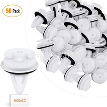 25PCS 门板夹 推式尼龙保险杠紧固件铆钉夹 挡泥板 尼龙塑料卡扣