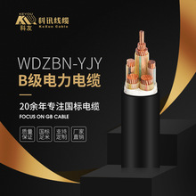 廠家批發國標WDZBN-YJY銅芯低煙無鹵B級阻燃4/6/10平方電力電纜線