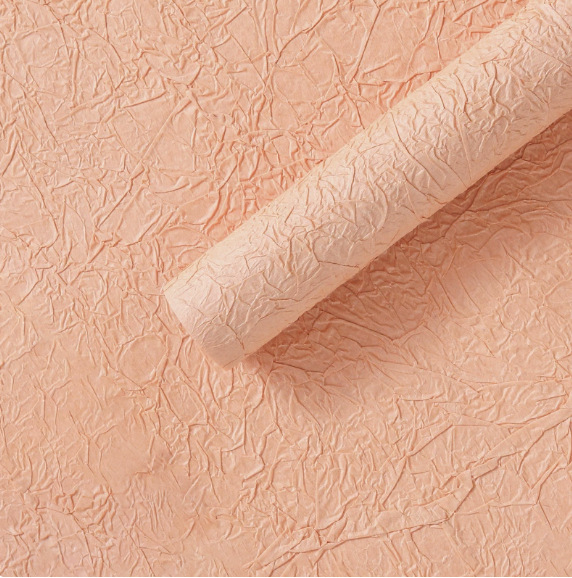 Papel de regalo hecho a mano con textura de piedra, materiales para envolver flores, papel de regalo de doble capa con textura arrugada, papel para envolver flores al por mayor