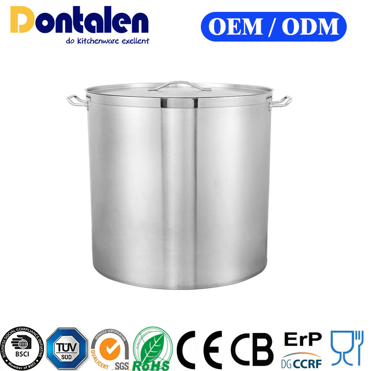 04款加厚双耳用汤桶 复合底不锈钢厨房矮身锅 不锈钢全套汤桶