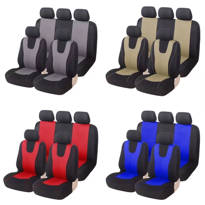 Universal avtomobil oturacaq örtükləri, elastik polyester, dörd fəsil yastıq örtükləri.