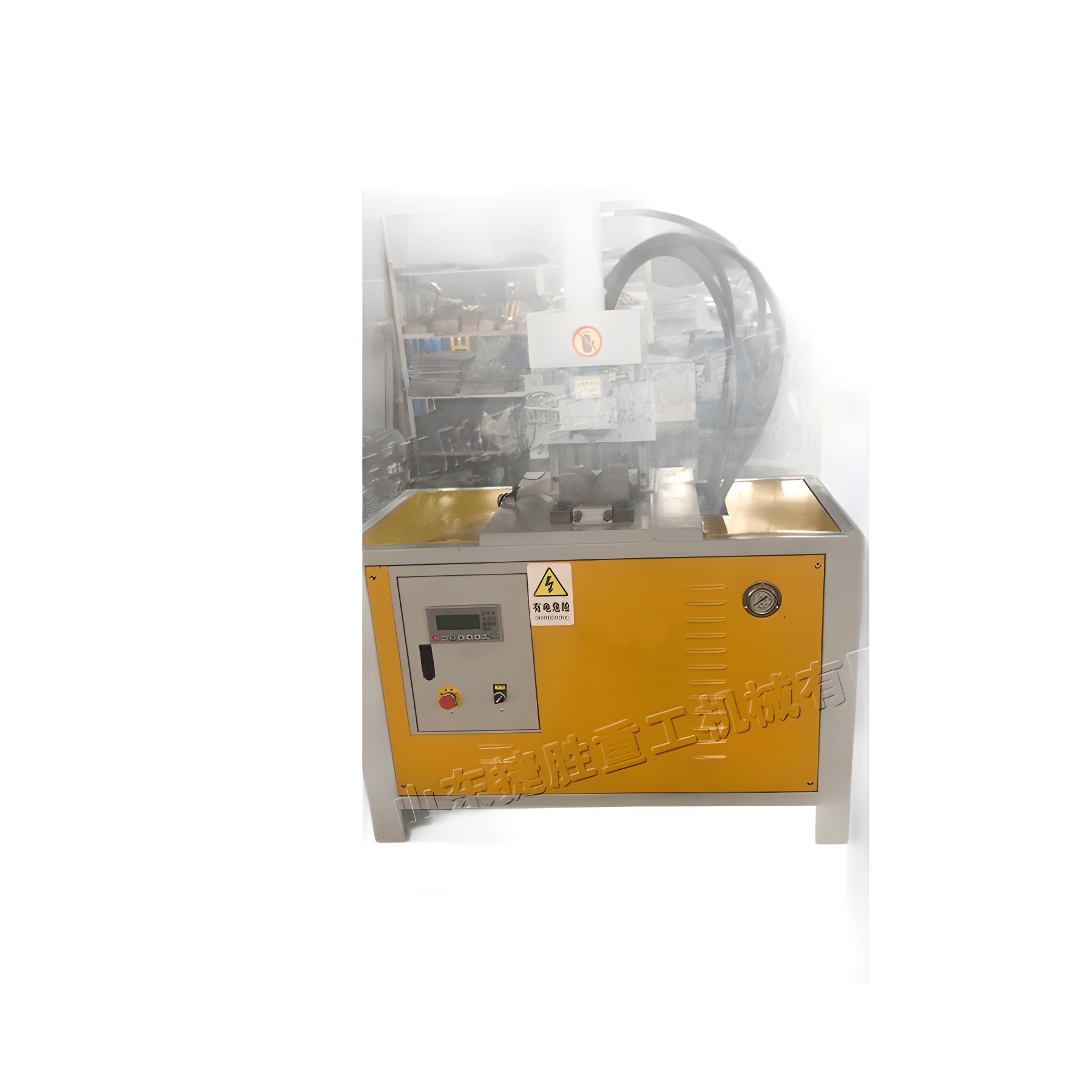 máquina de corte de ángulo hidráulica de construcción escalera automática pasamanos máquina de corte de ángulo de tubería de acero inoxidable de escritorio
