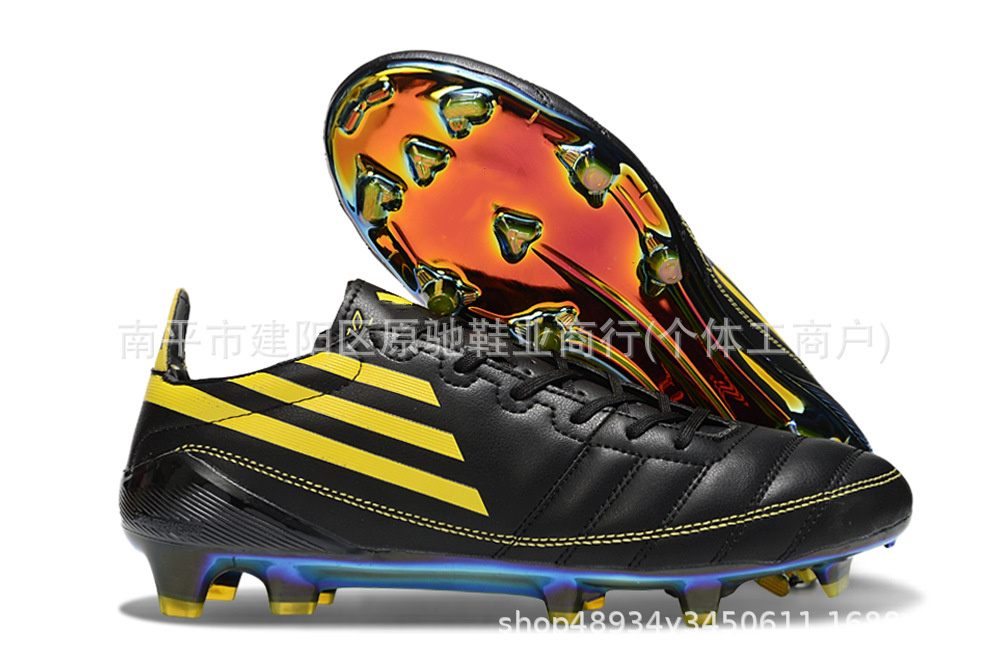 Fábrica de Putian al por mayor F50 zapatos de fútbol FG zapatos con lengua baja zapatos de fútbol hombres