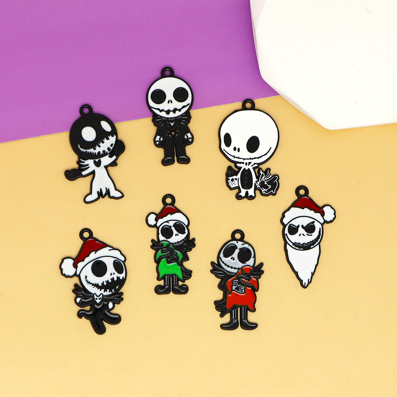 36g Weight Pendant Jewelry Making Type 15*32mm, 16*32mm, 18*33mm Jewelry Making Size DIY Jewelry Accessories Classification 10 PCS/Package Quantity Alloy Material Halloween Festival Ghost Pattern Enamel Design Cute, Funny Style 10 PCS/Package 15*32mm 16*32mm 18*33mm Alloy Ghost Pendant 1