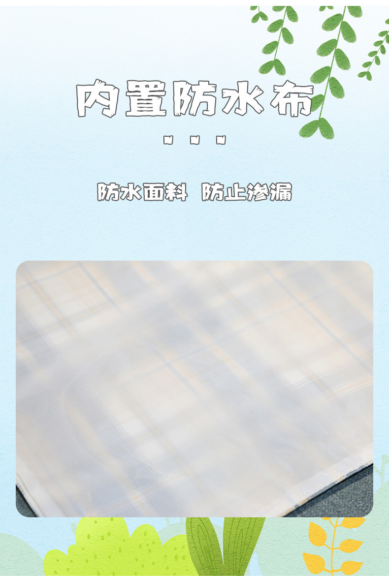 纯棉防水防油双层布艺围裙康乐屋全棉无袖居家厨房高端女围裙批发详情9