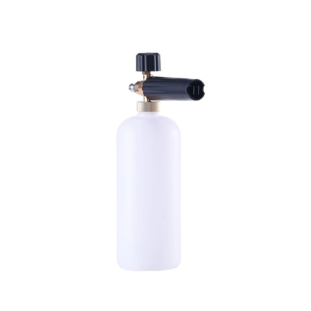 No. 0 semi-aluminum PA foam pot high-pressure cleaning car water gun spray pot with 1/4 quick connector, large capacity, specialized for car washing
