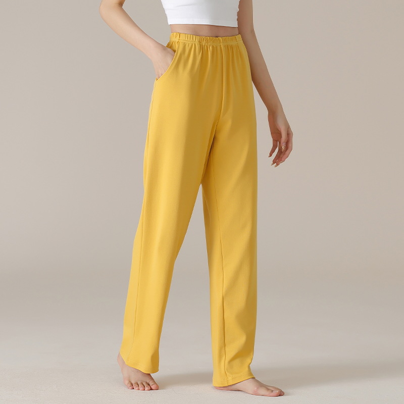 Pantalones de pijama de mujer primavera y otoño pantalones largos de algodón casuales sueltos de moda se pueden usar pantalones caseros de algodón de verano