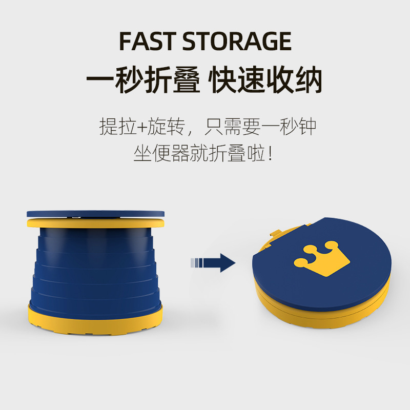 S83V批發車用兒童摺疊馬桶坐便器男女寶寶便攜式外出旅遊小孩車載