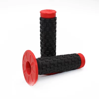 Motorcycle Handle Cover PRO soft handle glue grip - red