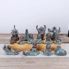 F Bonsai Fairy Garden Ornament Ceramic Figure Ge Yao Zen跨境