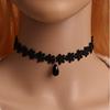 Fashionable choker, short chain for key bag , black necklace