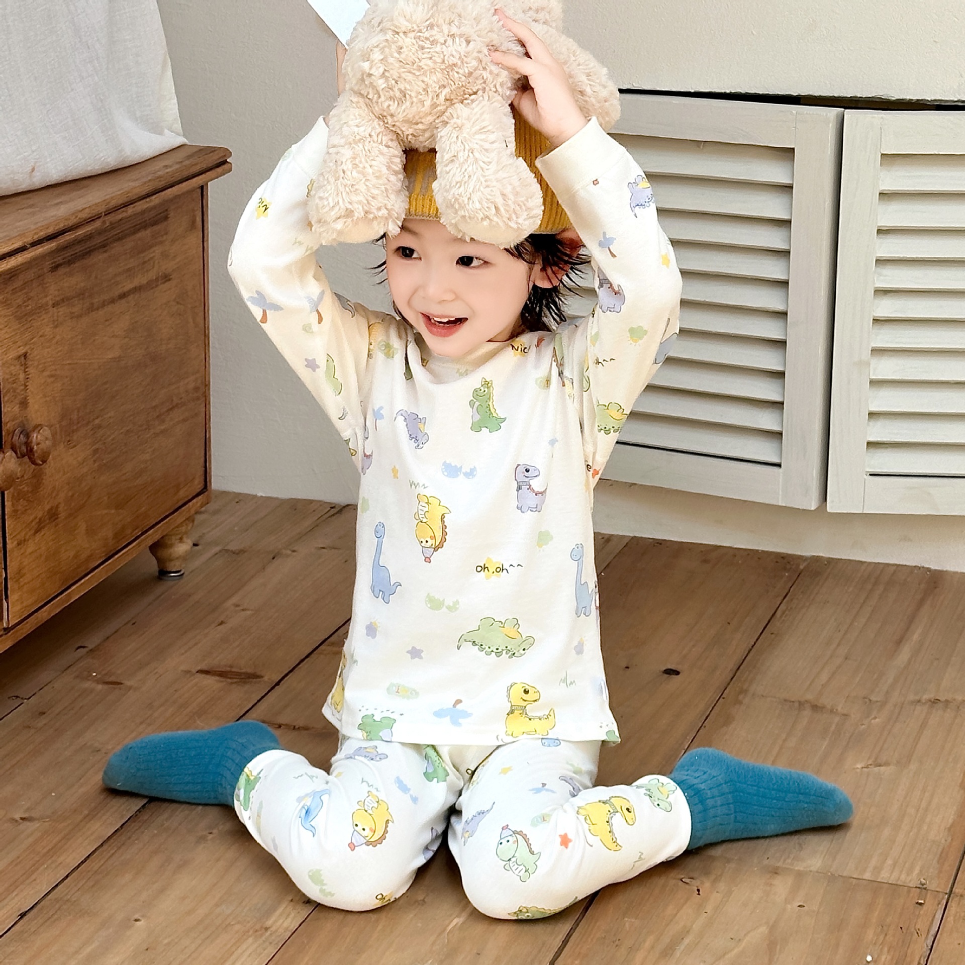 Cute dinosaur paradise