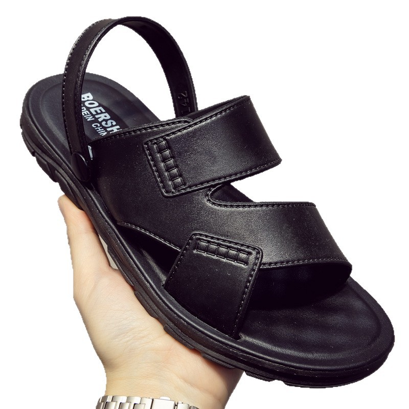 Men's Casual Beach Sandals With Thick Sole And Non-slip Design_voghion.com