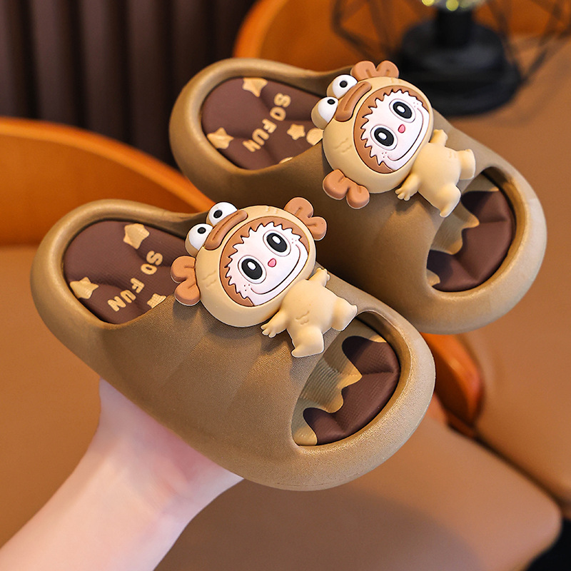 Zapatillas de verano para niños, niños y niñas, baño antideslizante con base suave, padres e hijos, niños, niños, zapatillas de playa