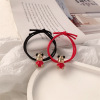 Cute metal fresh red hair rope, hair accessory, Japanese and Korean, internet celebrity