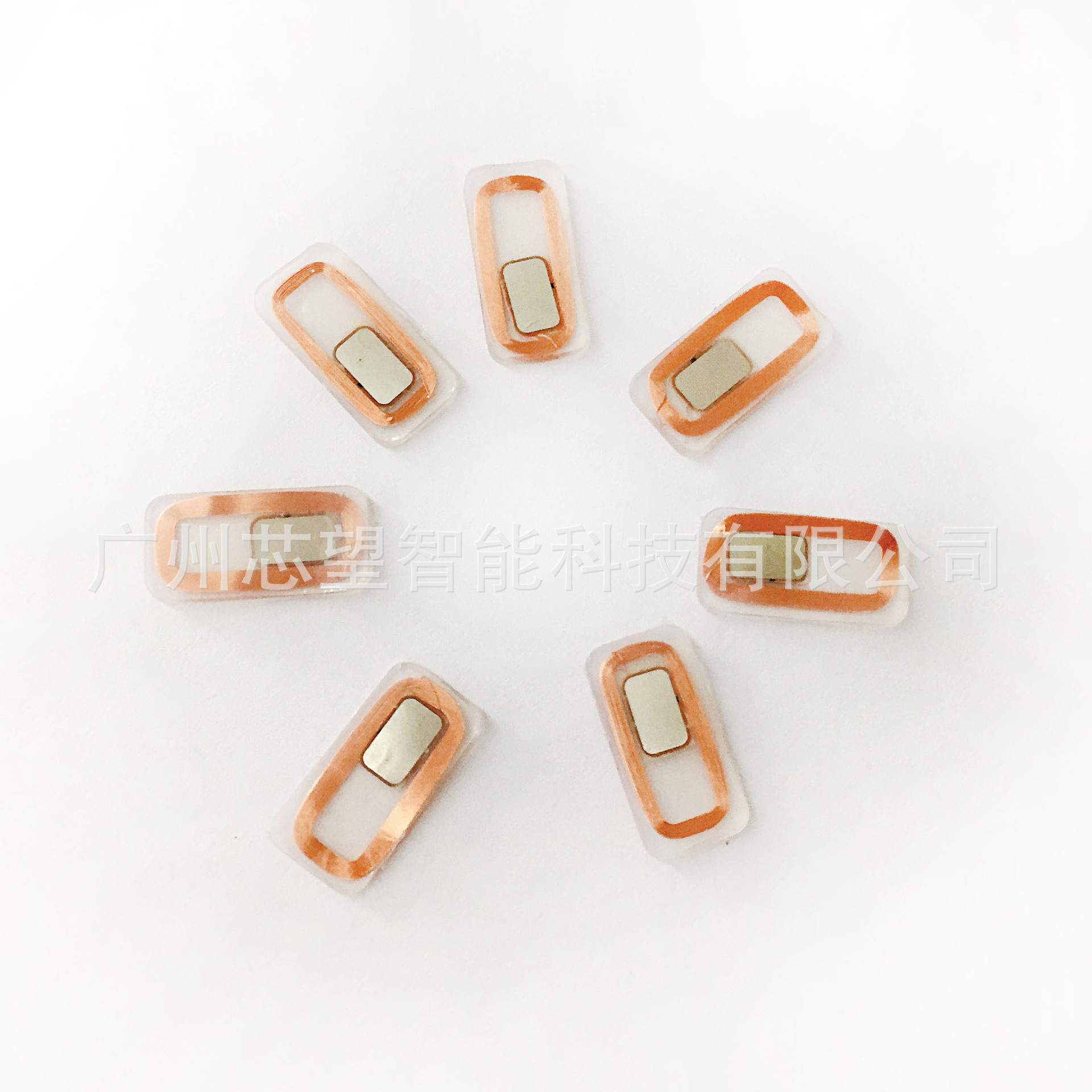 RFID10*20MM透明硅胶 CUID 电子软标签 门禁 腕带 耐高温标签
