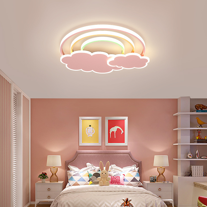 New Caifun Children's Room Bedroom Lamp Simple Modern Ceiling Lamp Nordic Creative Warm Boys and Girls Room Lamps