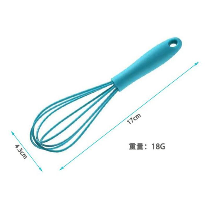 迷你硅胶手工打蛋器家用厨房手持式多功能手柄烘焙工具面粉搅拌器|undefined