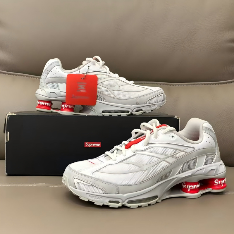 Putian Shoes Cross-Border Foreign Trade Shox R4 Collaboration Air-Cushioned Shoes Casual Men's Shoes Shock-Absorbing Running Breathable Shoes