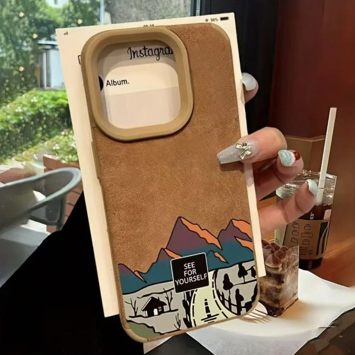 Comercio exterior nuevo tipo aplicable funda para teléfono móvil iphone16 Europa y América Apple 15promax/14 piel de cordero 13/12/11X