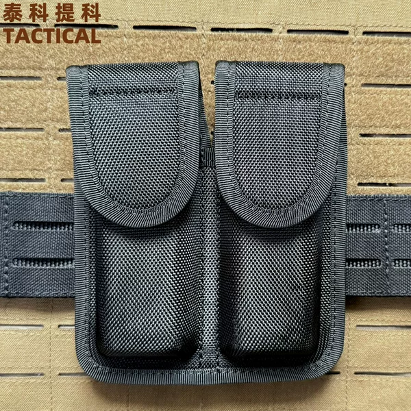 High-Quality Molded Double Magazine Pouch, Eight-Piece Magazine Pouch, Universal Double-Row Magazine Pouch for Film and Television Props