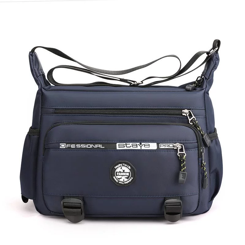 Capacious one-shoulder bag, men's shoulder bag, backpack for leisure