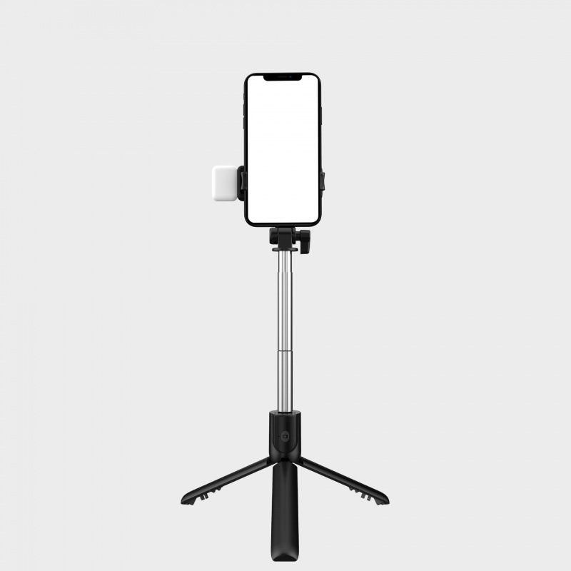 卸売ネットレッドロング携帯電話自撮り棒美容ランプミニ回転スタンド Bluetooth スマート写真三脚|undefined