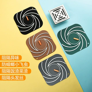 地漏防臭器硅胶垫下水道防返臭硅胶密封盖卫生间浴室防虫反味神器
