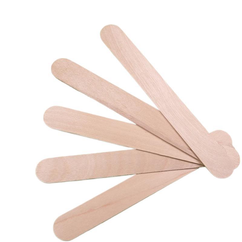 Cera de depilación de miel de grado A, palo de madera especial para cera, palo de máscara desechable de alta calidad, palo de prensa de lengua 10 / 20 / 50 / 100