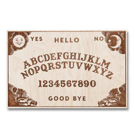 跨境定制Ouija Board with Planchette 通灵板木质灵板棋盘游戏