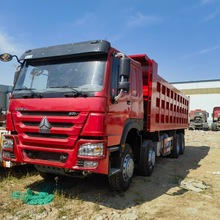 豪沃自卸车专业出口二手重汽豪沃自卸车8*4翻斗车 371马力翻斗车