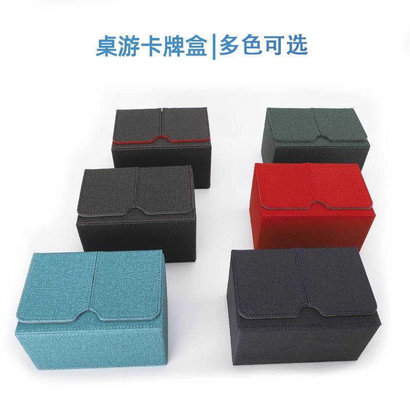 Caja de almacenamiento para cartas de comandante TOKEN, caja de colección de cartas CCG con cajón, caja organizadora para juegos de cartas para padres e hijos