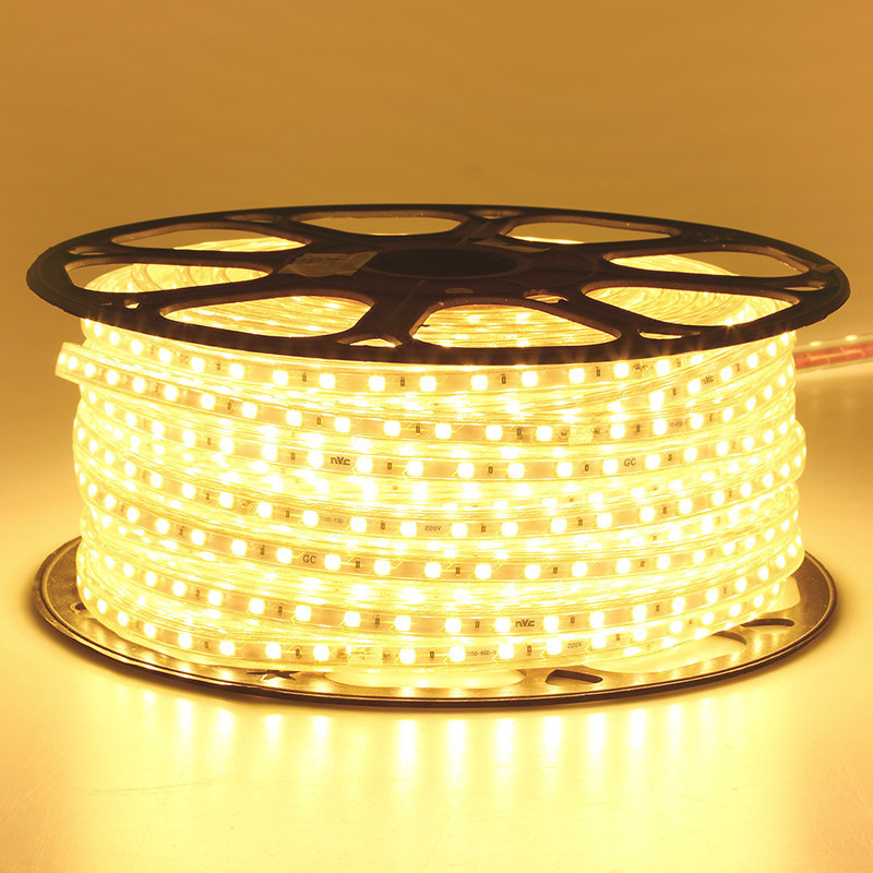 Best-Selling Led Light Strip 5050/60 Light High Voltage Rgb Outdoor Waterproof Lighting Strip 110/220 Available in Stock