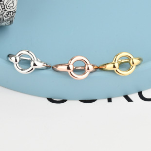 Simple fashion shawl buckle wholesale manufacturers H pure copper gold plating personality jewelry scarf buckle