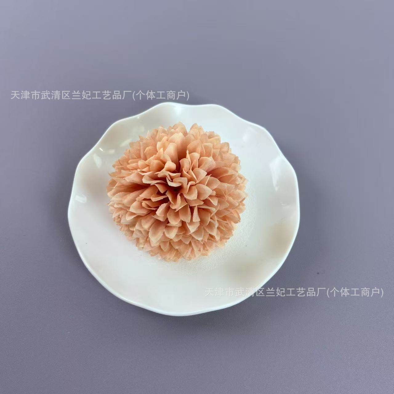 Simulación bola grande cabeza de crisantemo diámetro 10cm ping pong cabeza de crisantemo ramillete de bricolaje tocado baile muñeca flor horquilla
