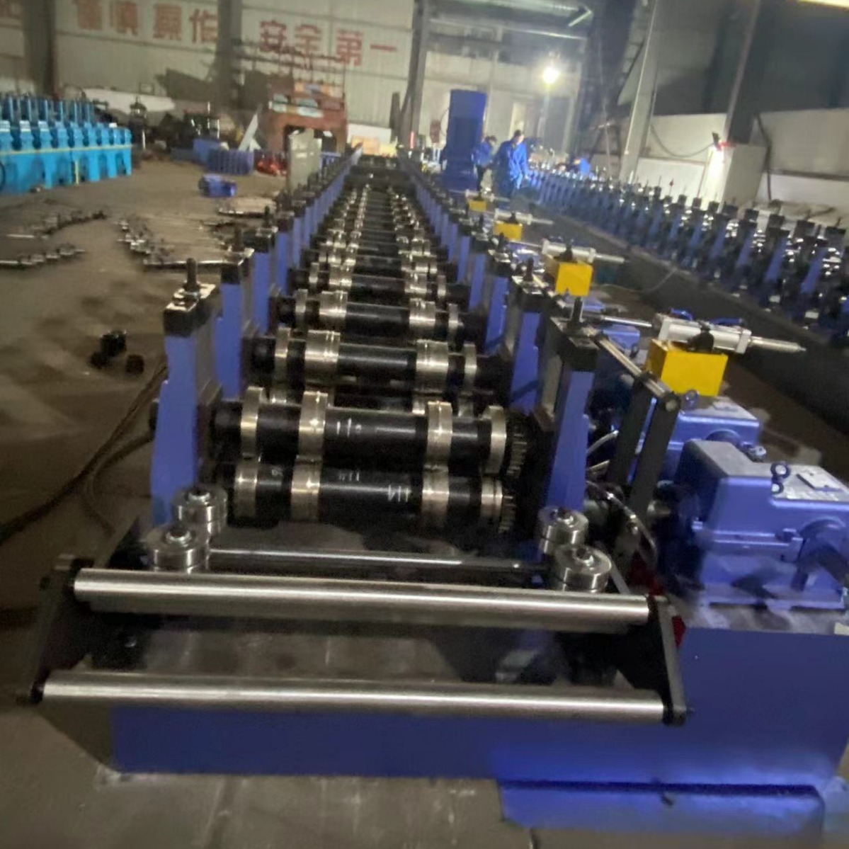 钢跳板全自动成型设备   钢跳板一次辊压成型设备  钢跳板冷弯成