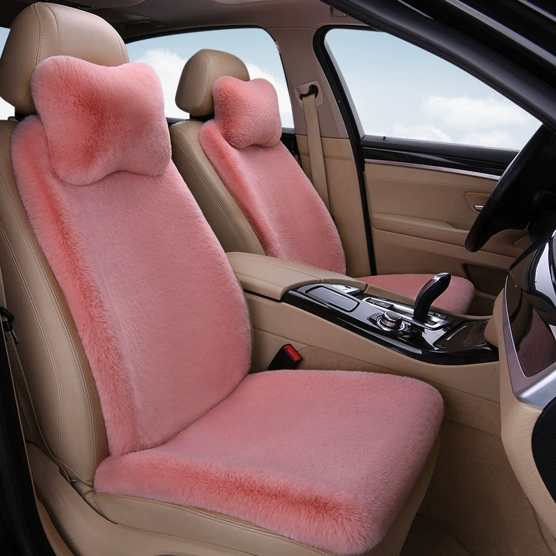 Подушка сиденья автомобиля Dai Fa зимой плюшевый кролик без спинки