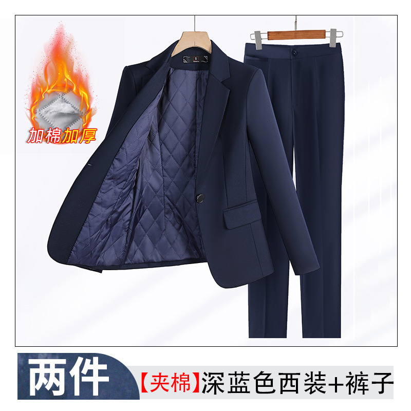 スーツのコートの女性春秋職業スーツの面接正装の気質のスーツのホテルのフロントの工装のマネージャーの作業服