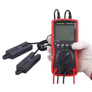 Iridium ETCR4100 Digital Double Clamp Phase Meter Phase Angle Meter Three-phase Phase Sequence Phase Meter Phase Meter