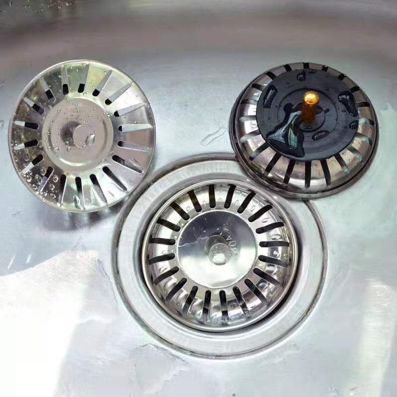 家用厨房钢盆漏 堵水器 水漏 两元店百货批发货源3元店地摊货源